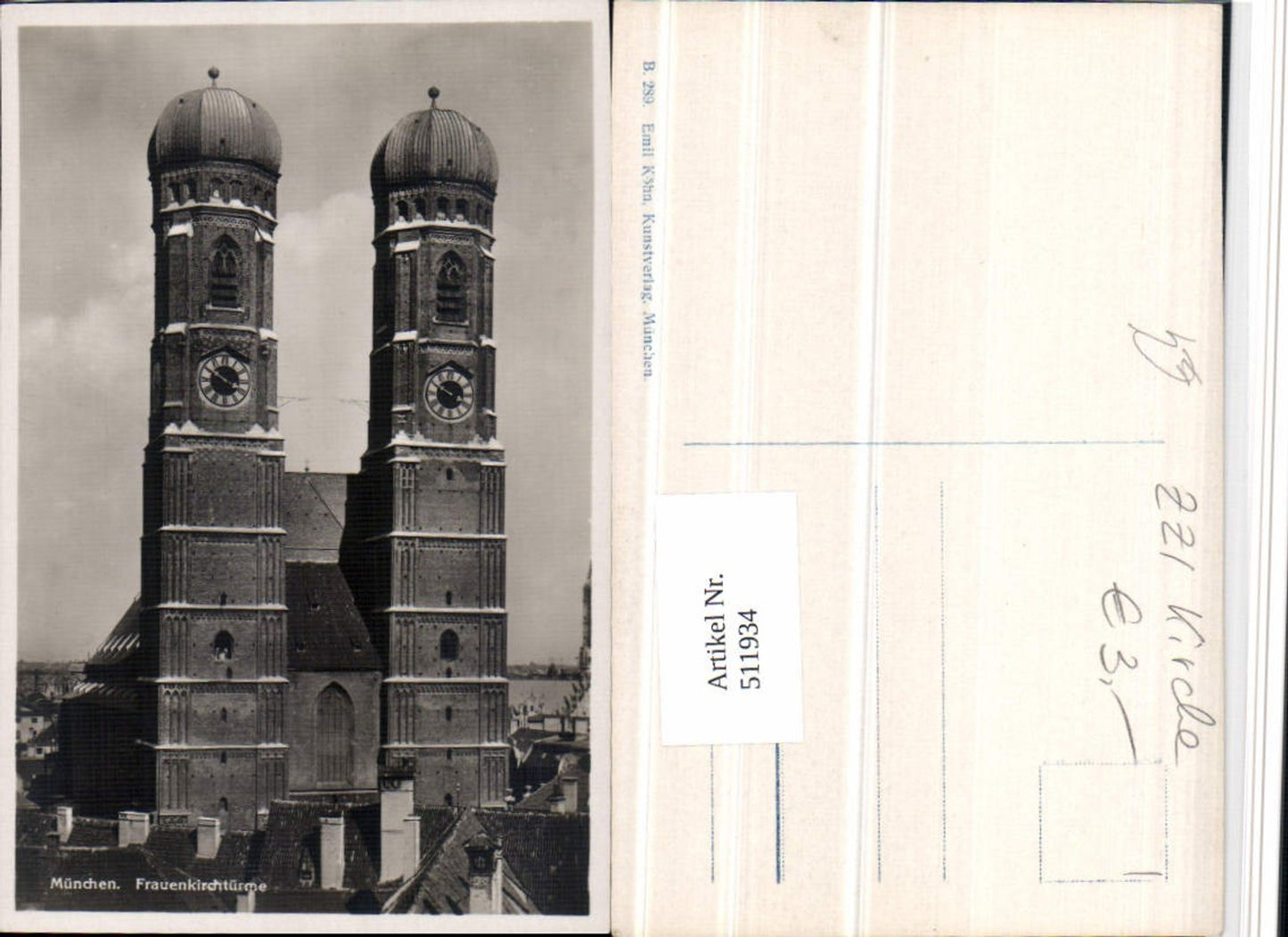 511934,München Frauenkirche Türme