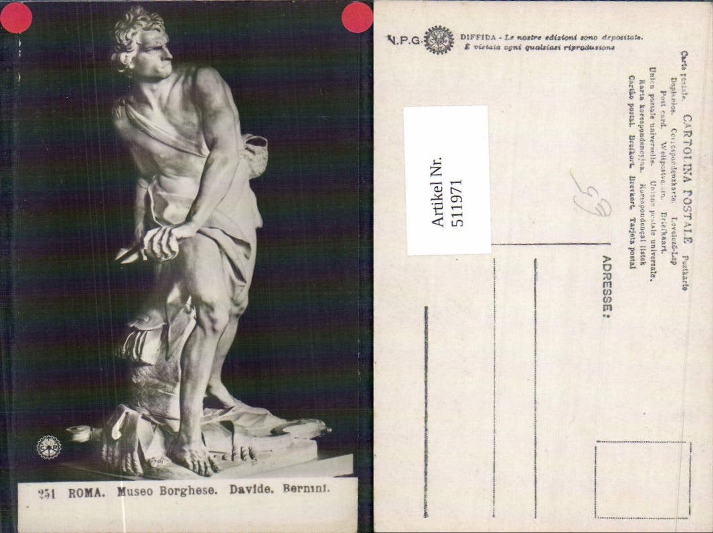 511971,Skulptur Figur Roma Museo Borghese Davide Bernini