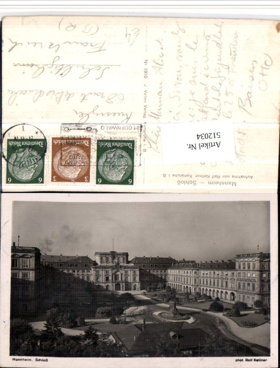 512034,Mannheim Schloss Denkmal