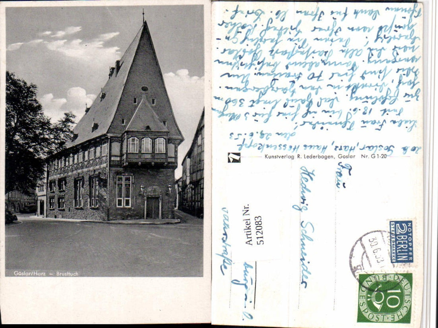512083,Goslar am Harz Brusttuch Erker