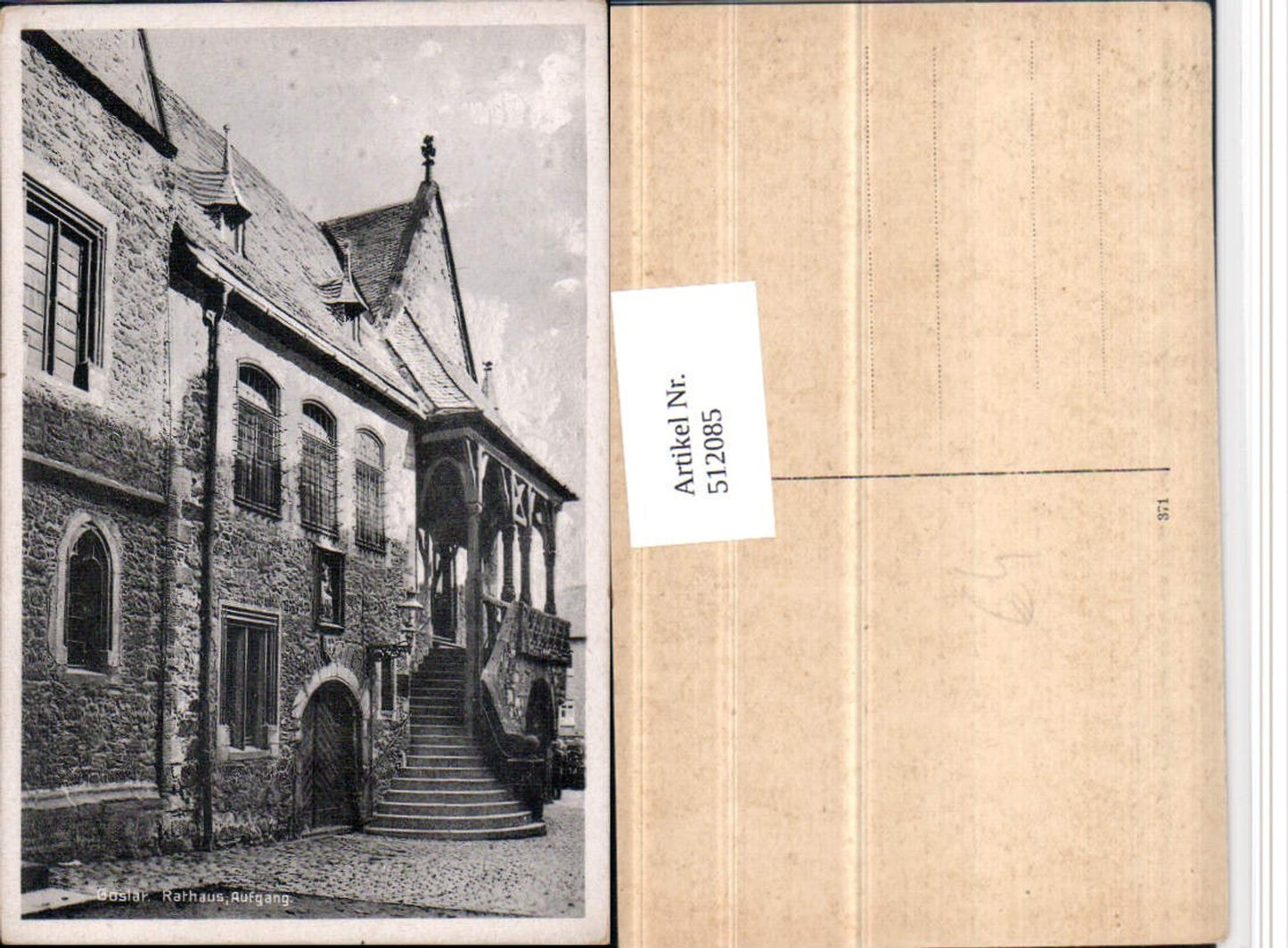 512085,Goslar Rathaus Aufgang Stiege
