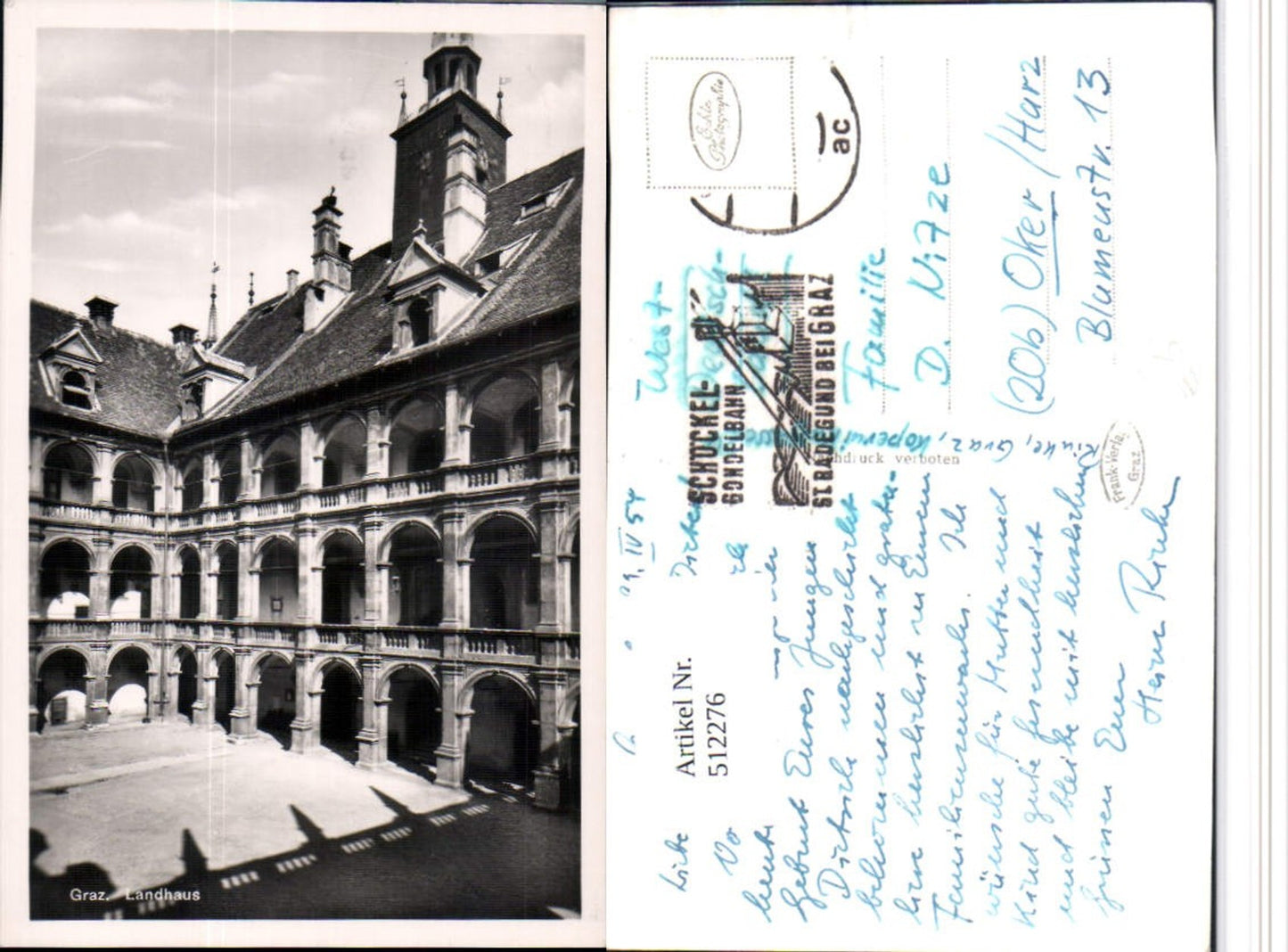 Alte Ansichtskarte – Old Postcard