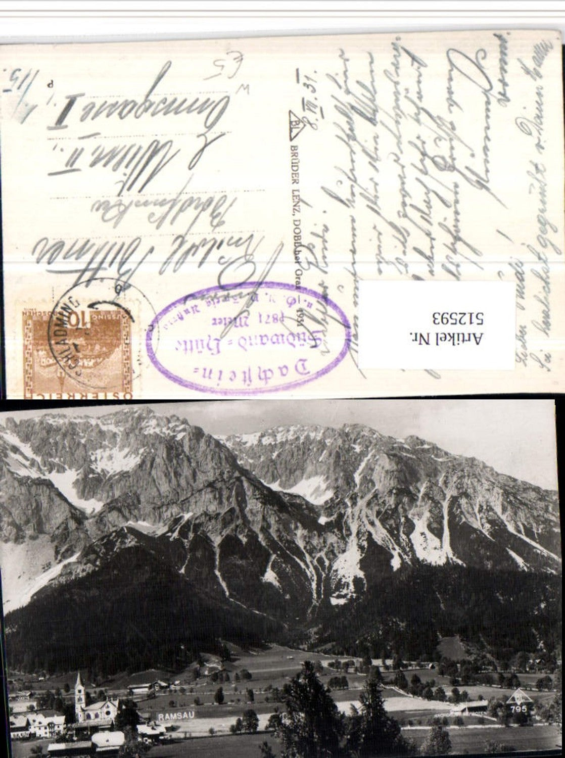 Alte Ansichtskarte – Old Postcard