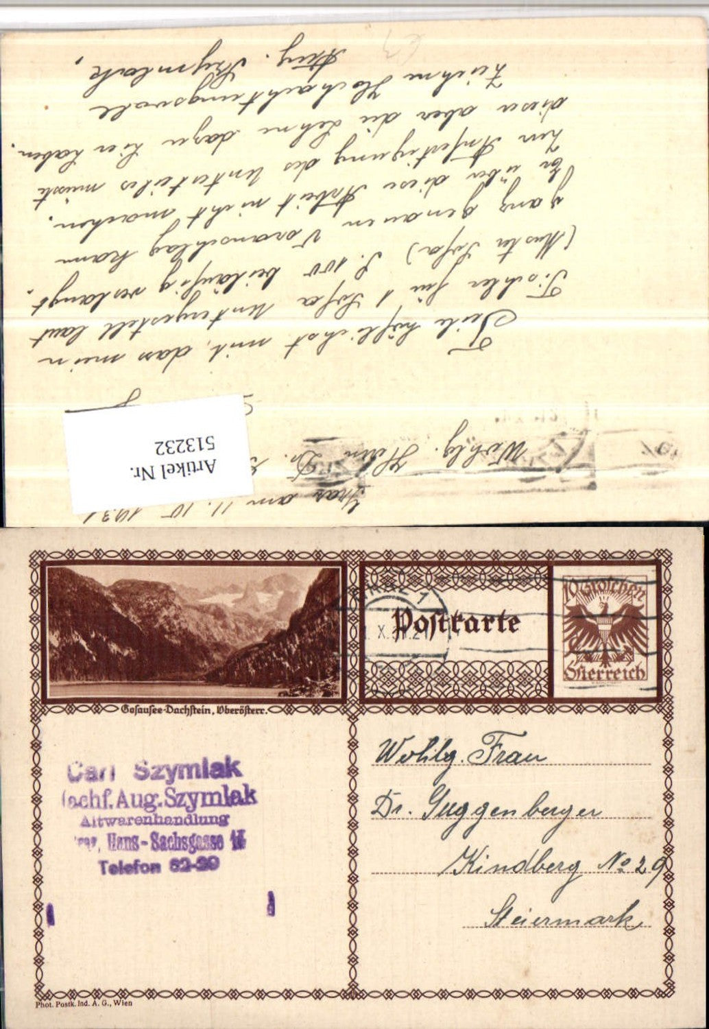 Alte Ansichtskarte – Old Postcard