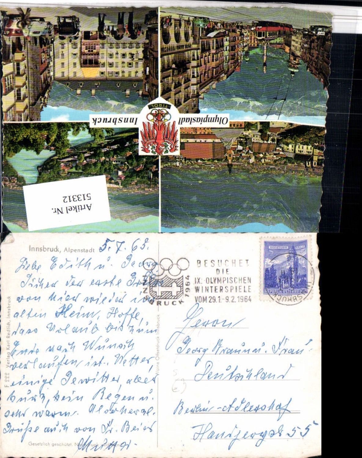 Alte Ansichtskarte – Old Postcard