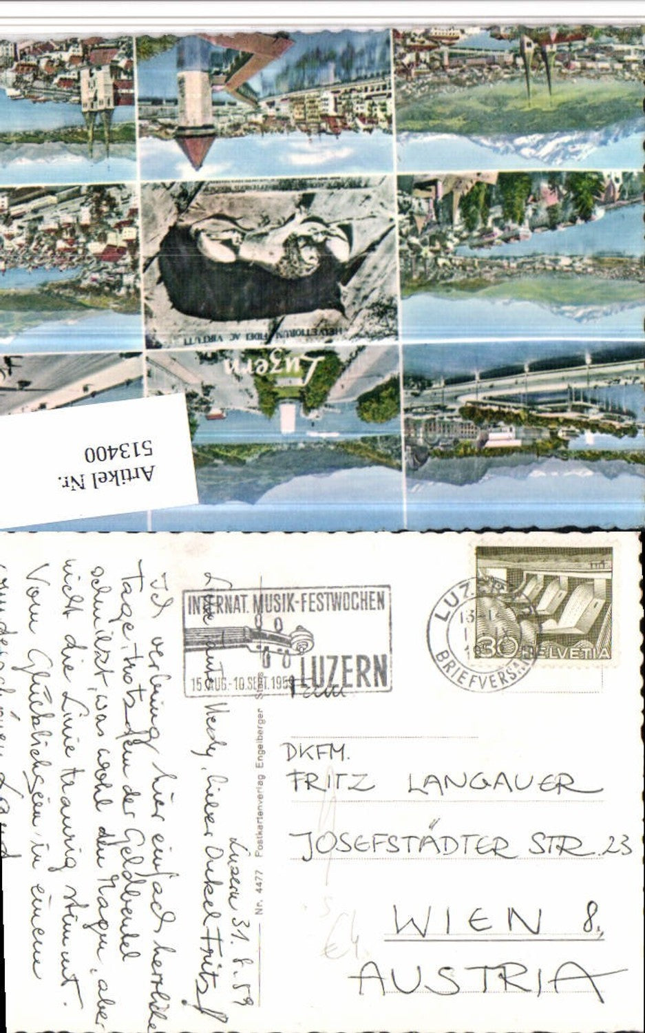 Alte Ansichtskarte – Old Postcard