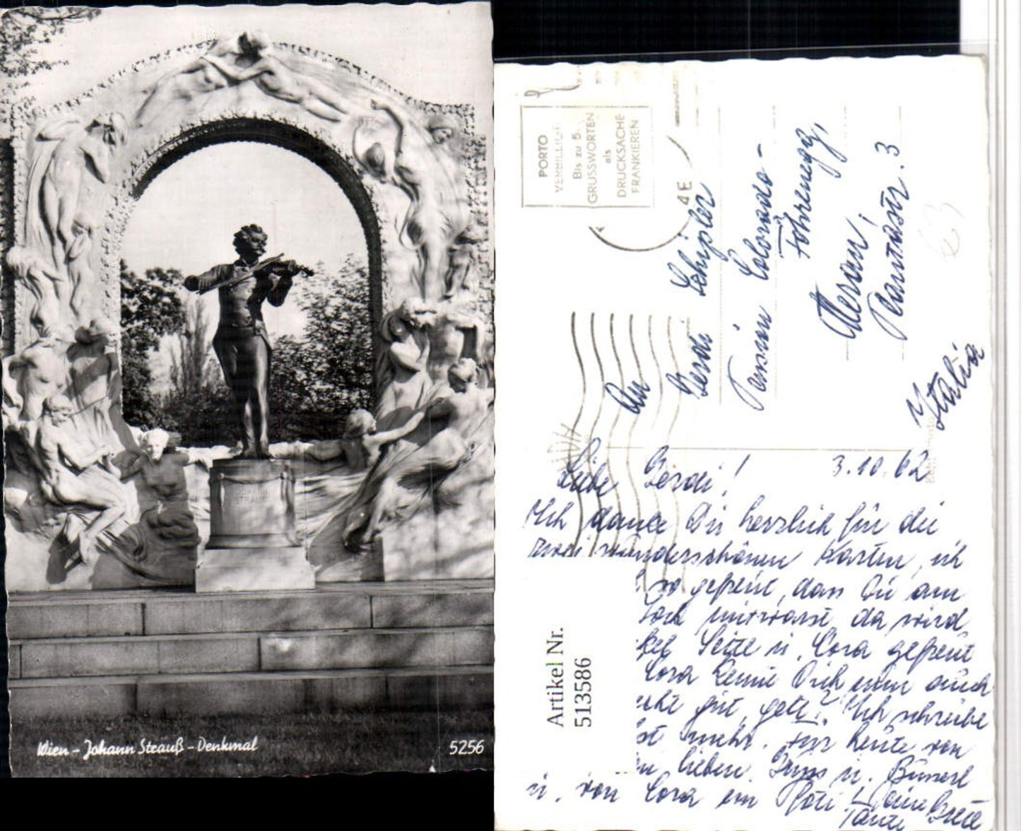 513586,Wien Johann Strauß Denkmal Statue