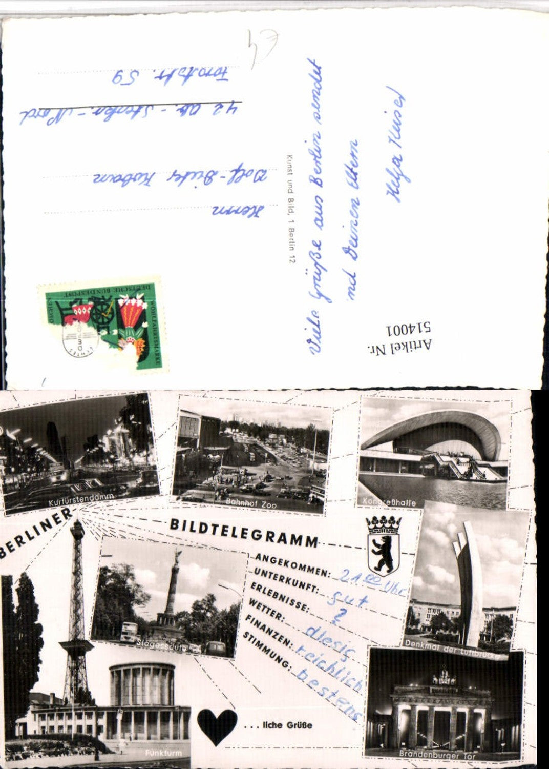 Alte Ansichtskarte – Old Postcard