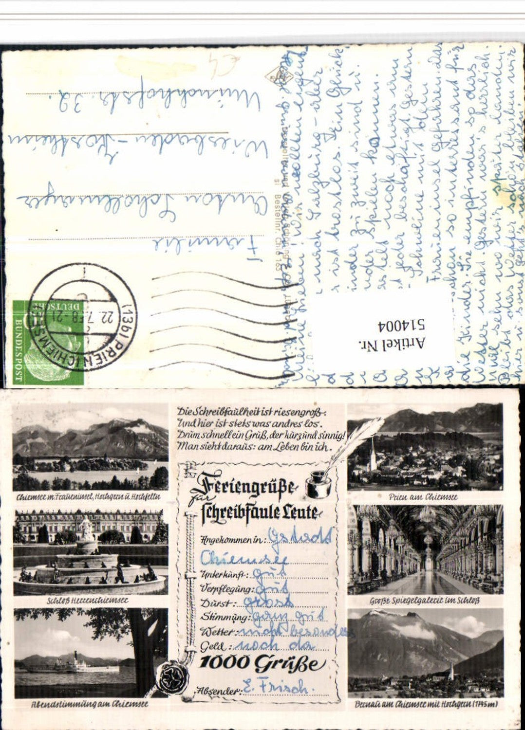 Alte Ansichtskarte – Old Postcard