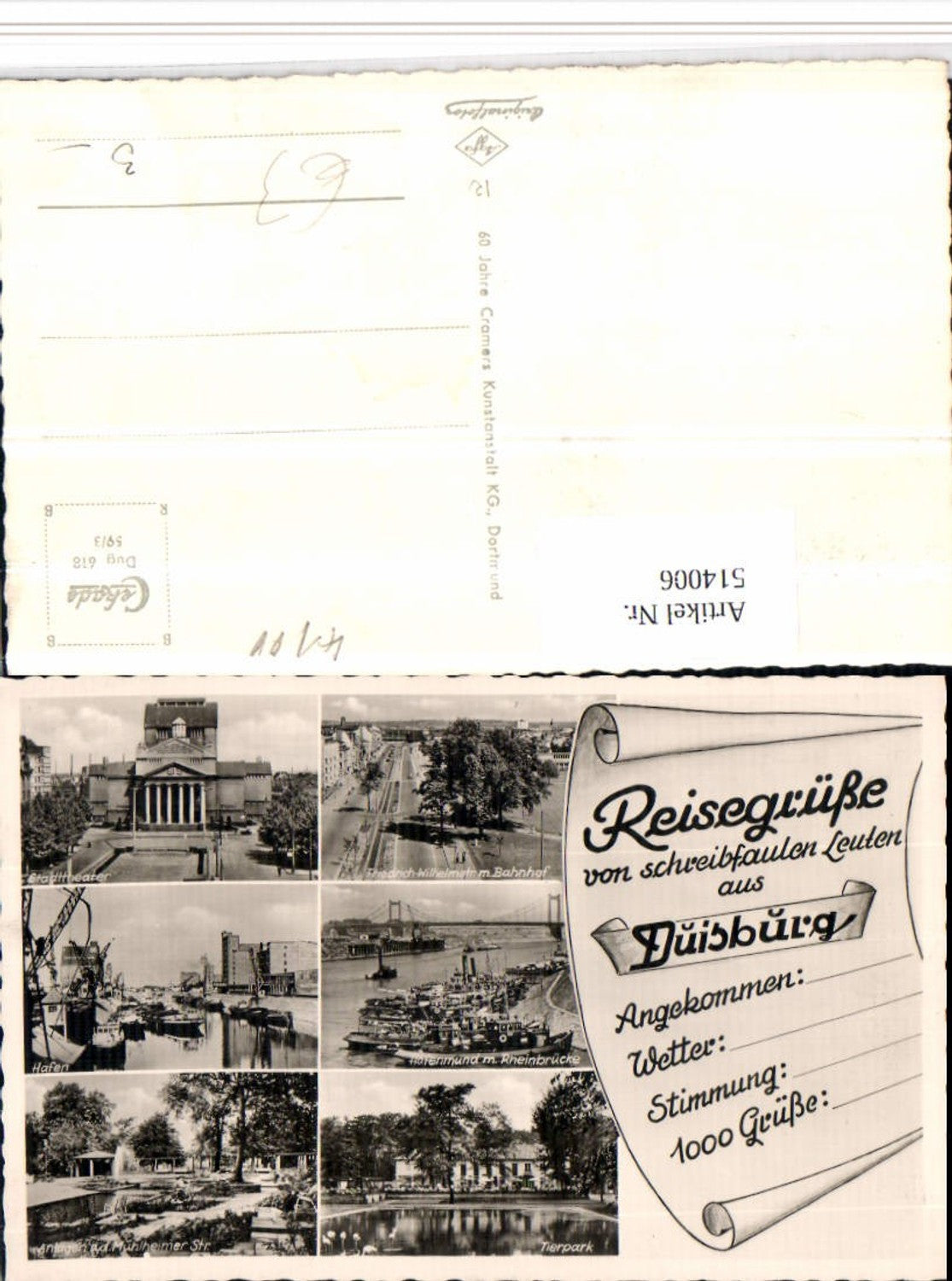 Alte Ansichtskarte – Old Postcard