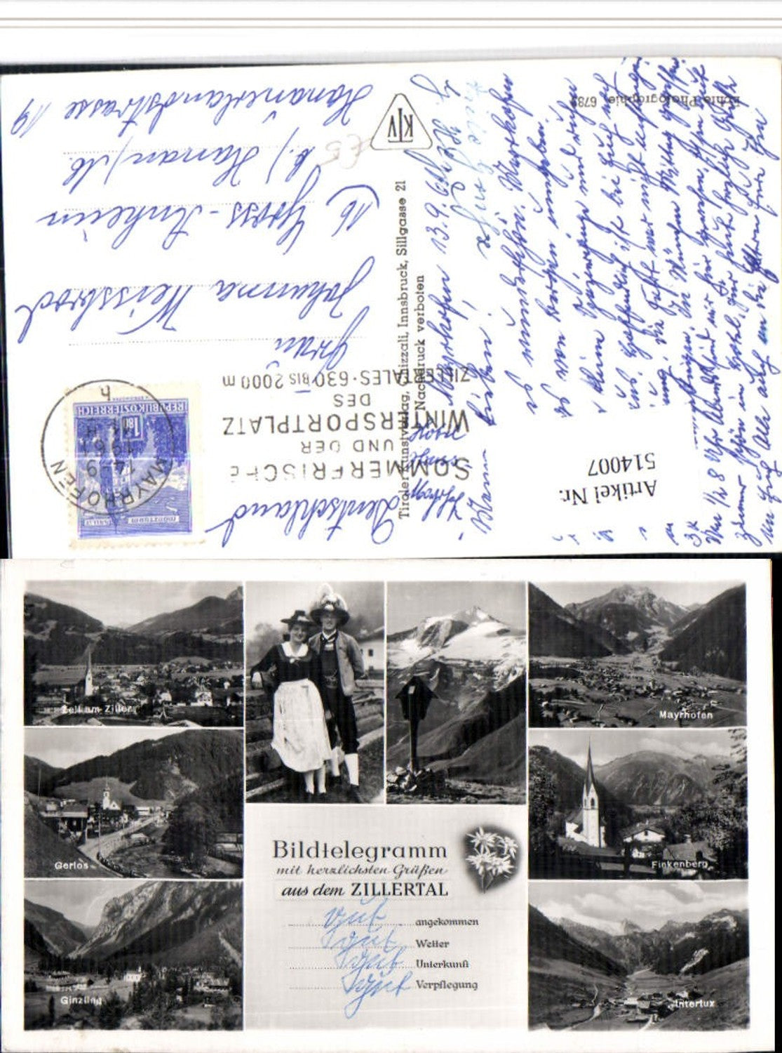 Alte Ansichtskarte – Old Postcard