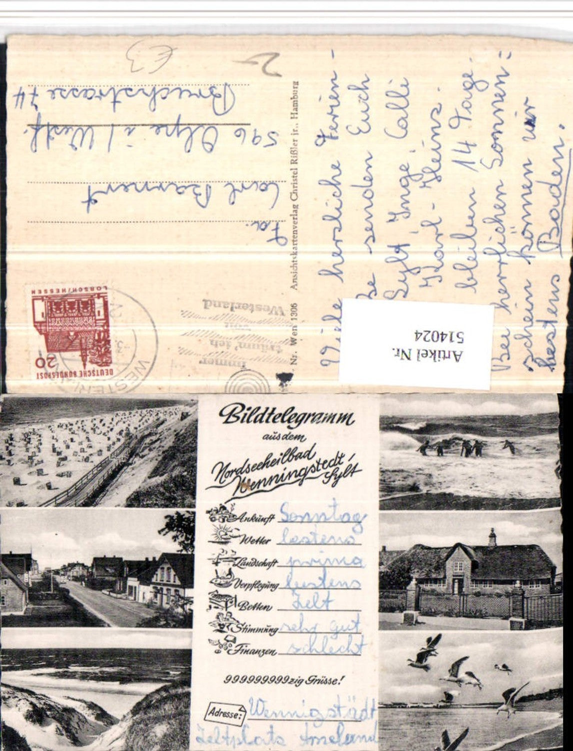 Alte Ansichtskarte – Old Postcard