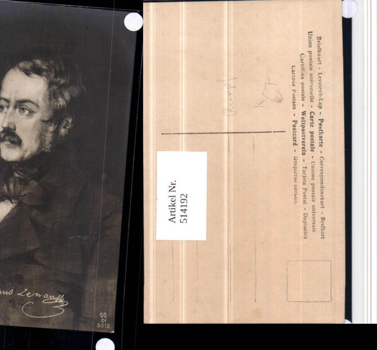 514192,Künstler AK Fritz Rumpf Nicolaus Lewanth ? Zewanth ?