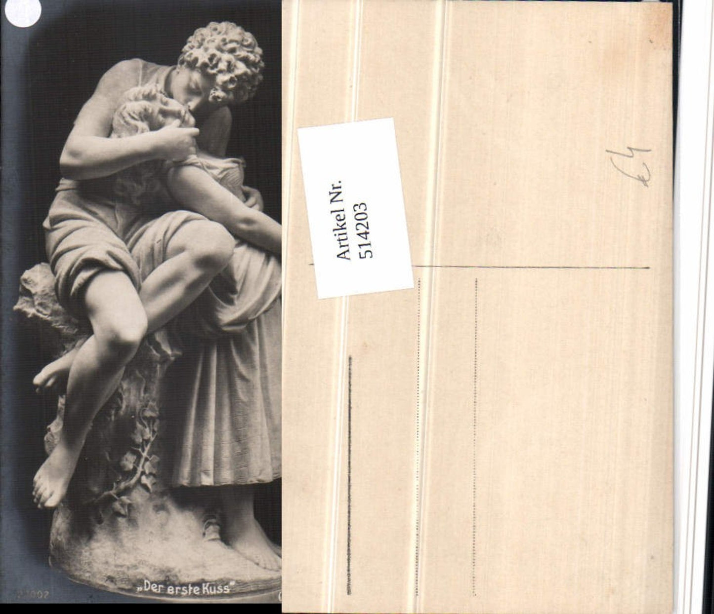 514203,Galleria Andreoni Primo Bacio Der erste Kuss Statue Figur