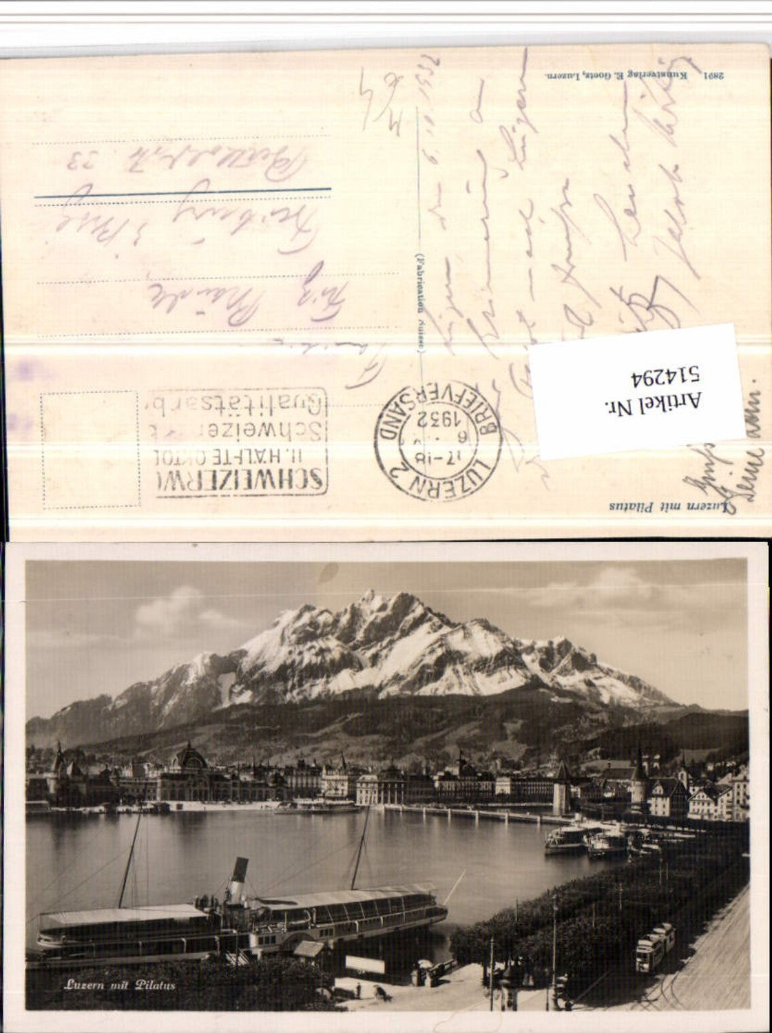 Alte Ansichtskarte – Old Postcard