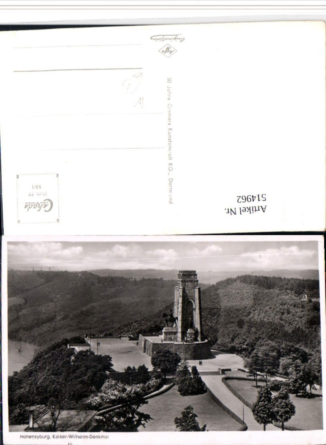 514962,Dortmund Syburg Hohensyburg Kaiser-Wilhelm-Denkmal