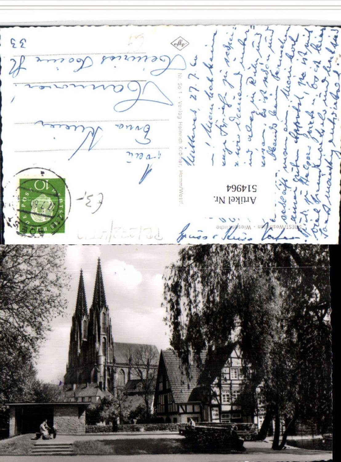 514964,Soest in Westfalen Wiesenkirche Kirche