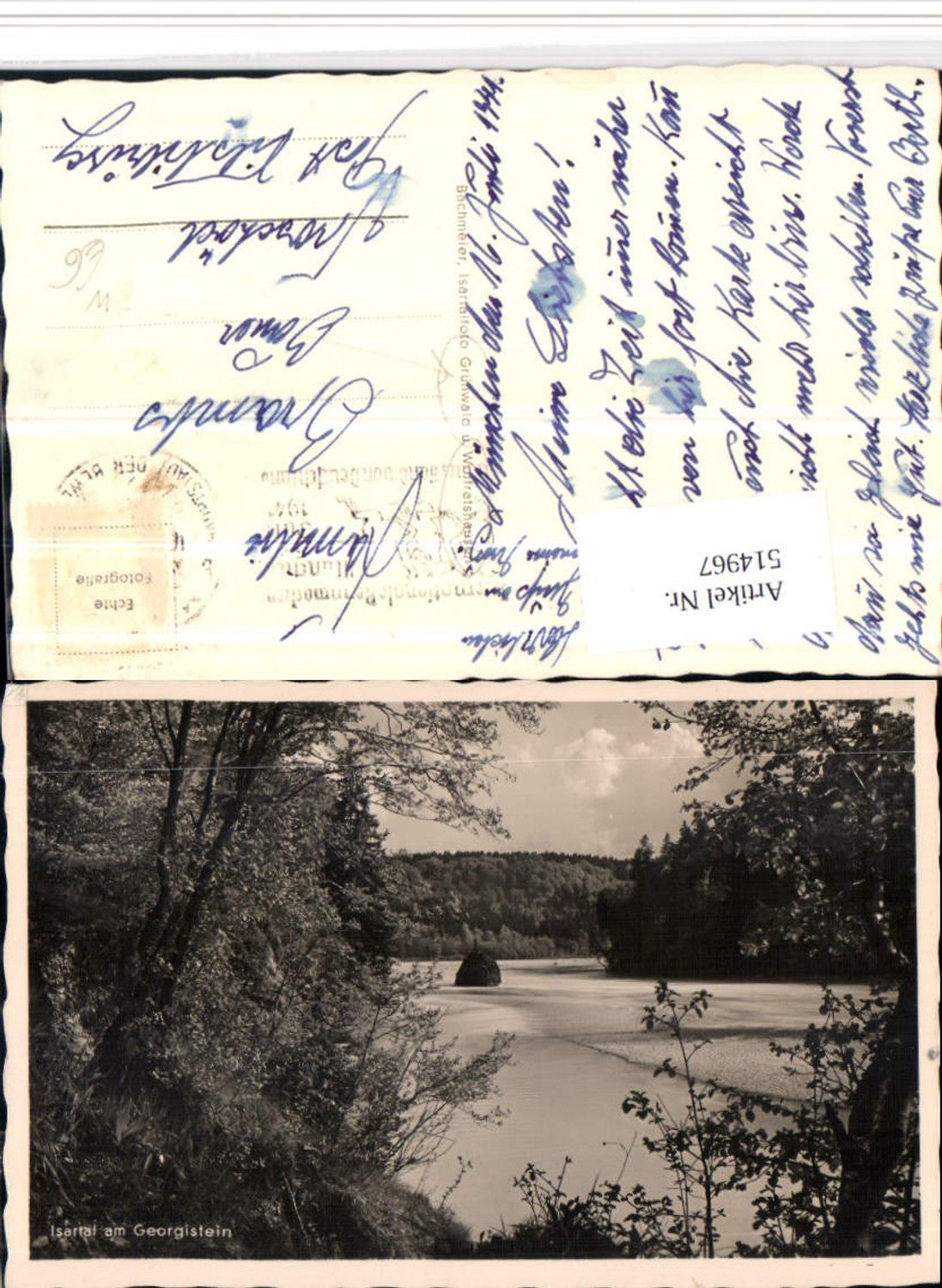 514967,Isartal am Georgistein b. Grünwald Wolfratshausen