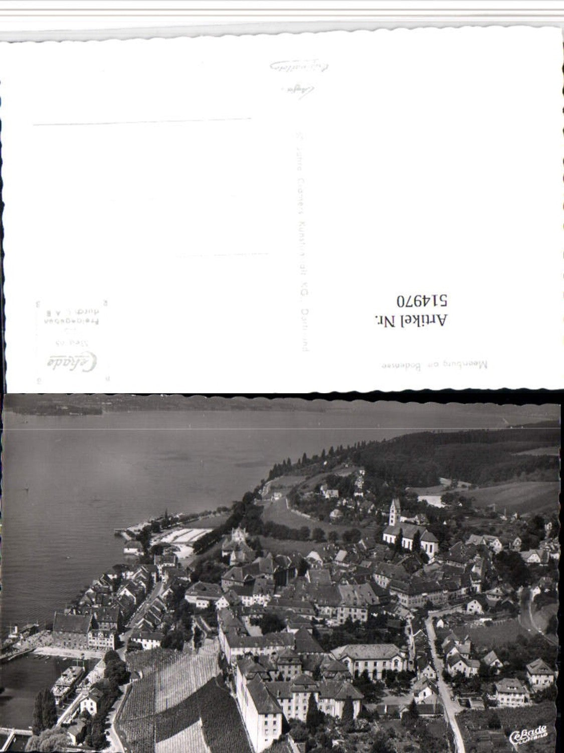 514970,Meersburg am Bodensee Totale Fliegeraufnahme