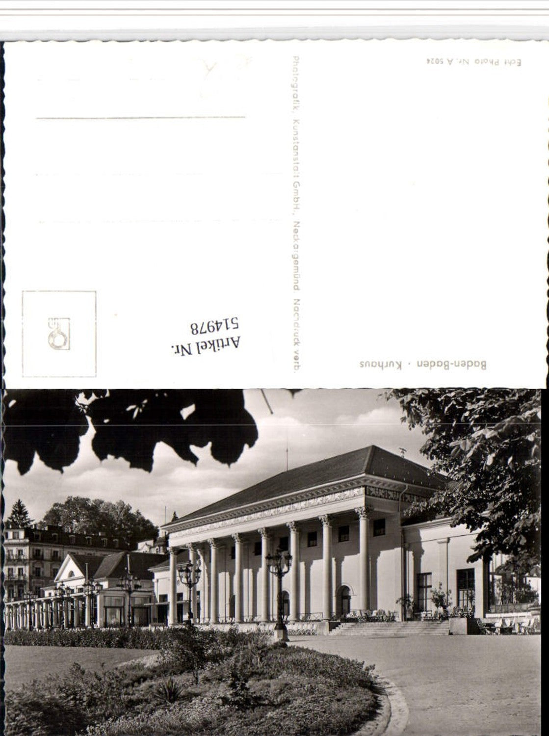 514978,Baden-Baden Kurhaus Gebäude