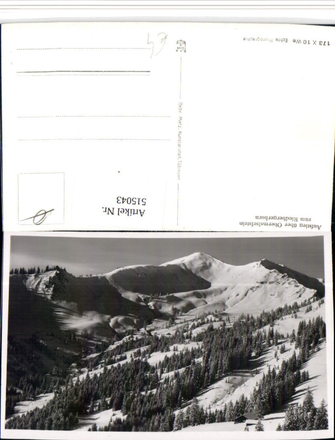 515043,Aufstieg über Obermaiselstein zum Riedbergerhorn Winterbild