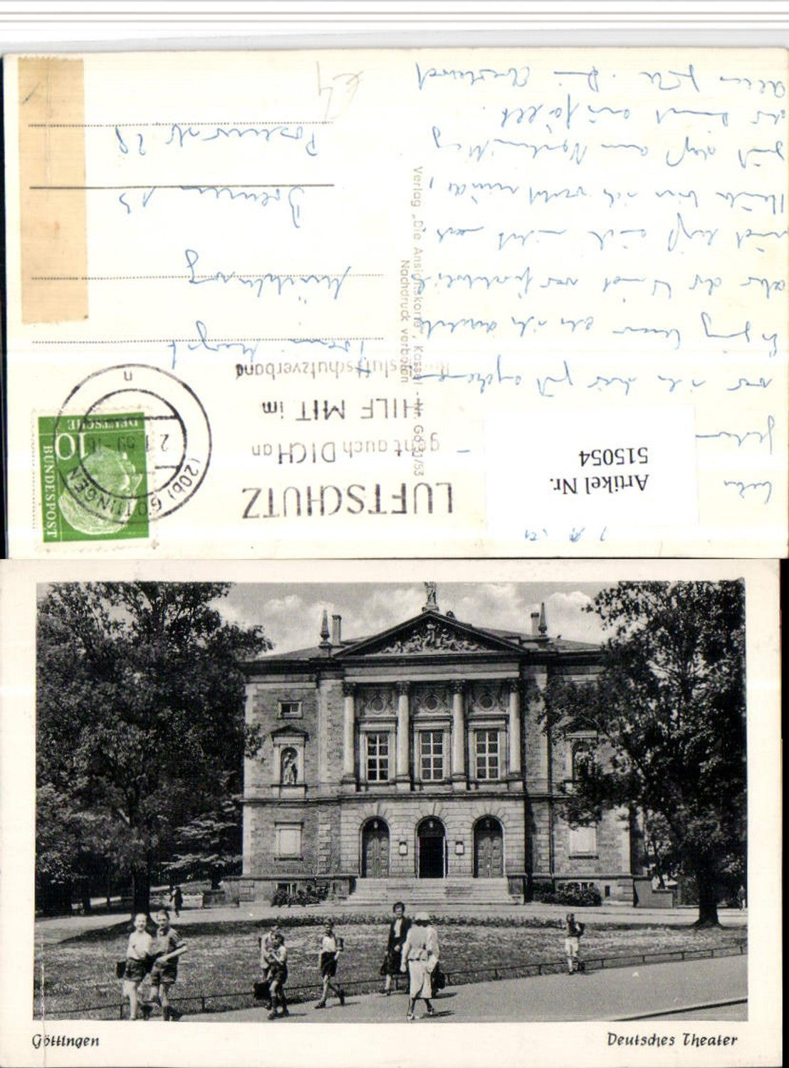 515054,Göttingen Deutsches Theater Gebäude