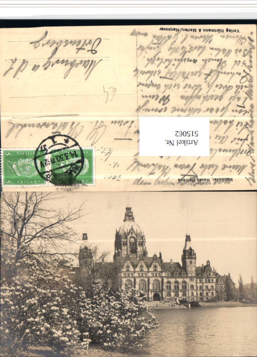 515062,Hannover Neues Rathaus Gebäude