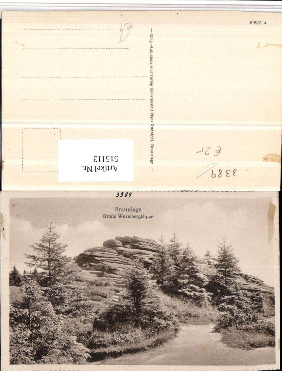 515113,Braunlage Große Wurmbergklippe Felsen