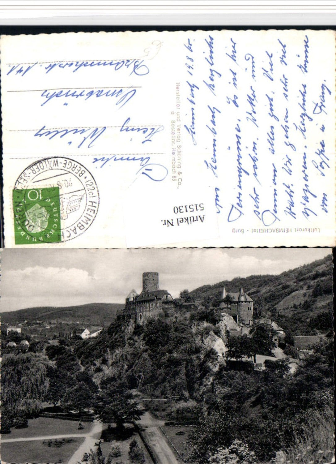 515130,Heimbach in d. Eifel Burg