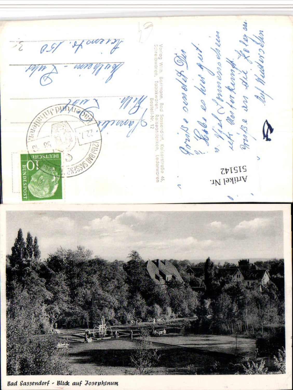 515142,Bad Sassendorf Blick auf Josephinum