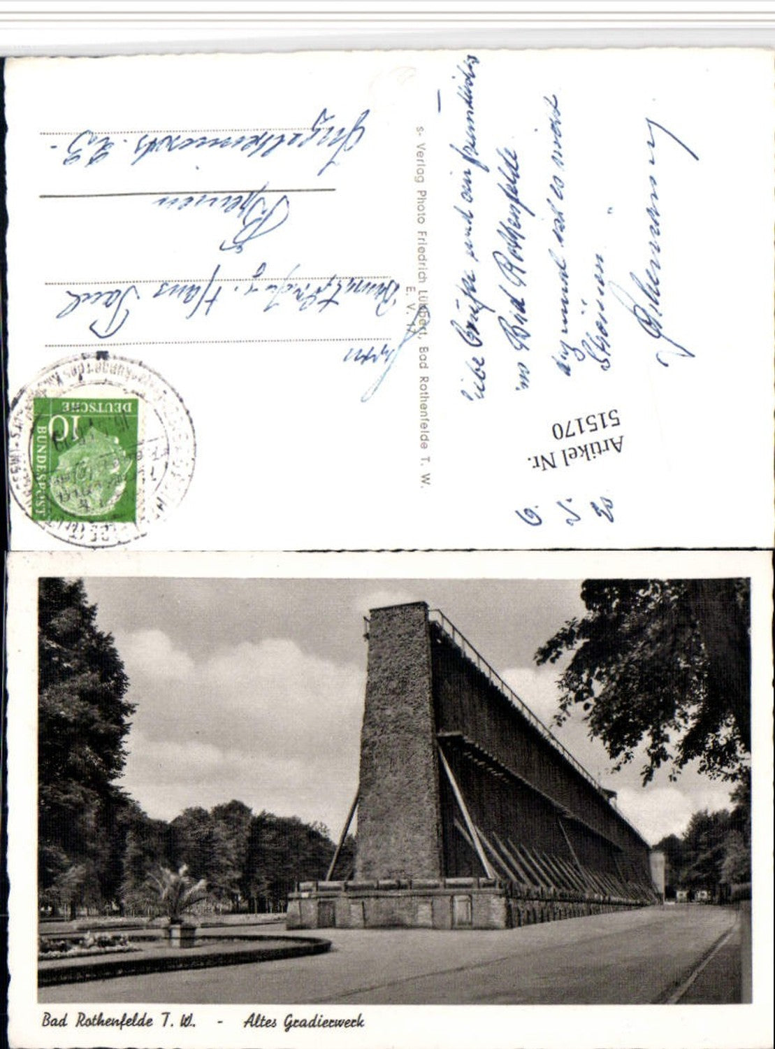 515170,Bad Rothenfelde Altes Gradierwerk