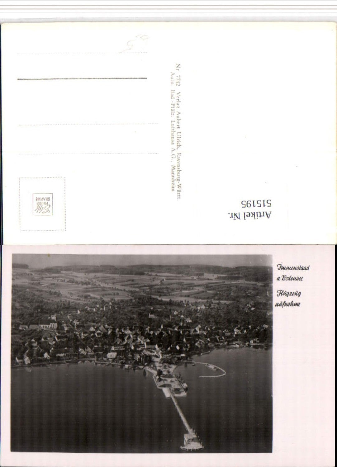 515195,Immenstaad am Bodensee Totale Fliegeraufnahme