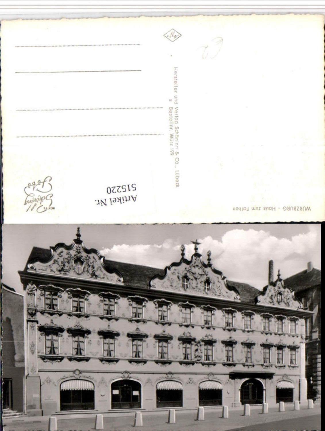 515220,Würzburg Haus zum Falken Gebäude