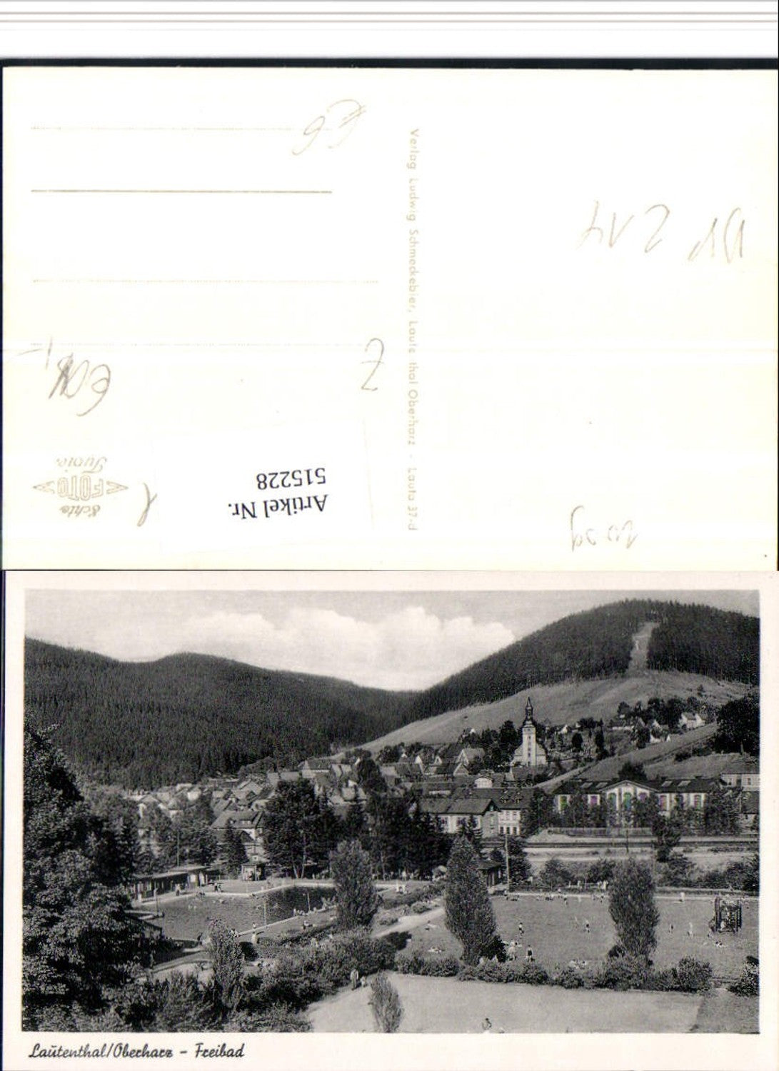 515228,Lautenthal im Oberharz b. Langelsheim Totale m. Freibad