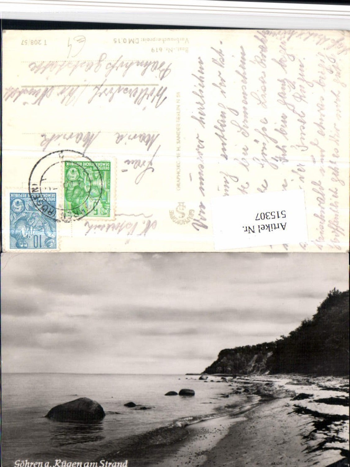 515307,Göhren auf Rügen Strand Partie