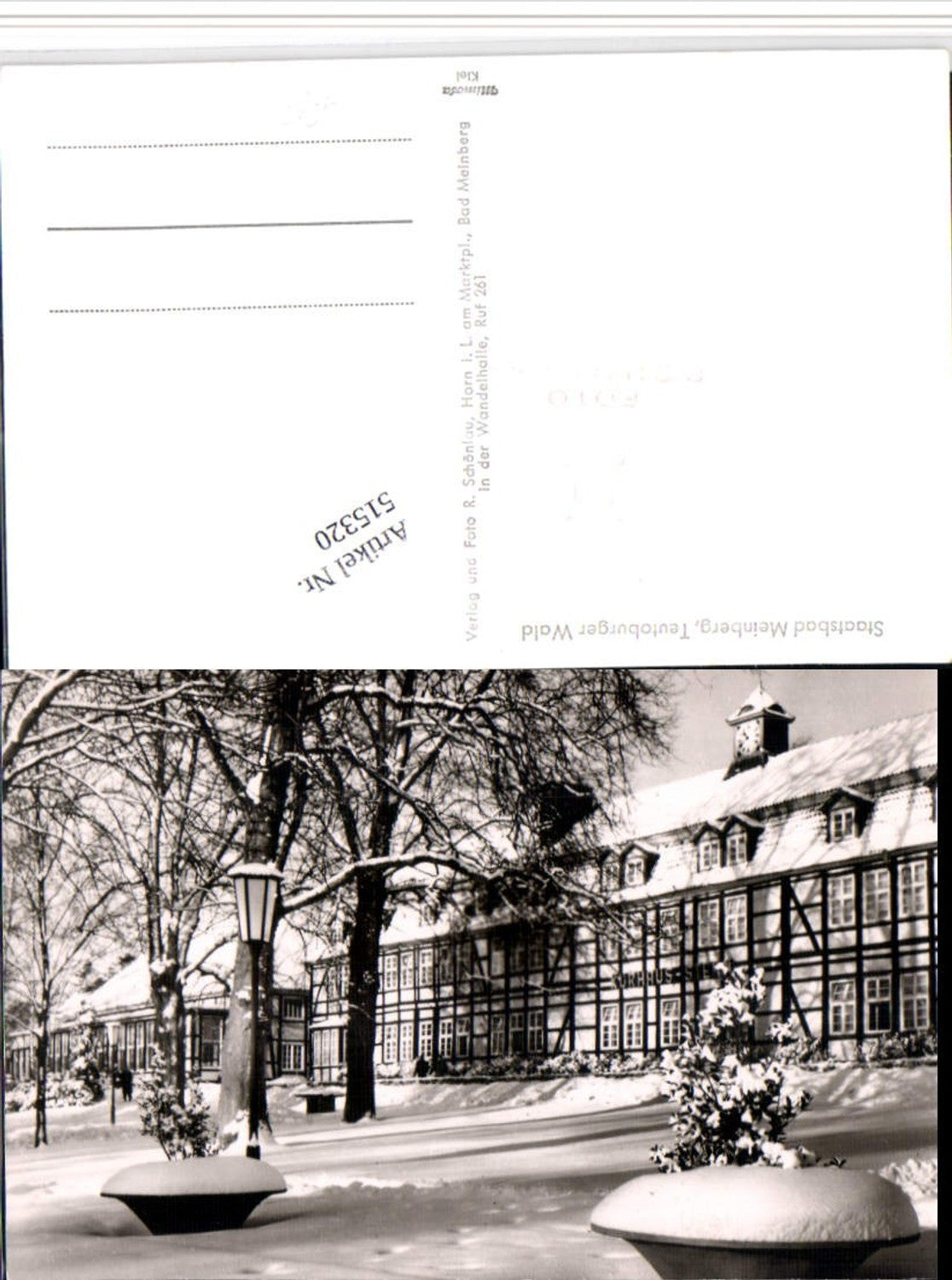 515320,Bad Meinberg am Teutoburger Wald Kurhaus Winterbild