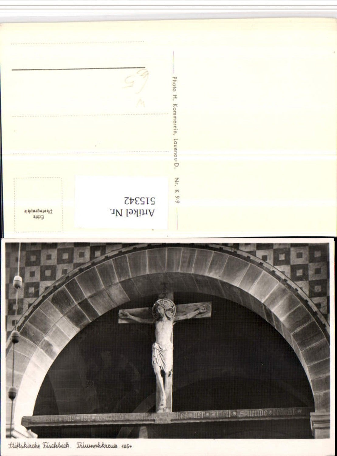 515342,Stiftskirche Fischbeck b. Hameln Triumphkreuz Kruzifix