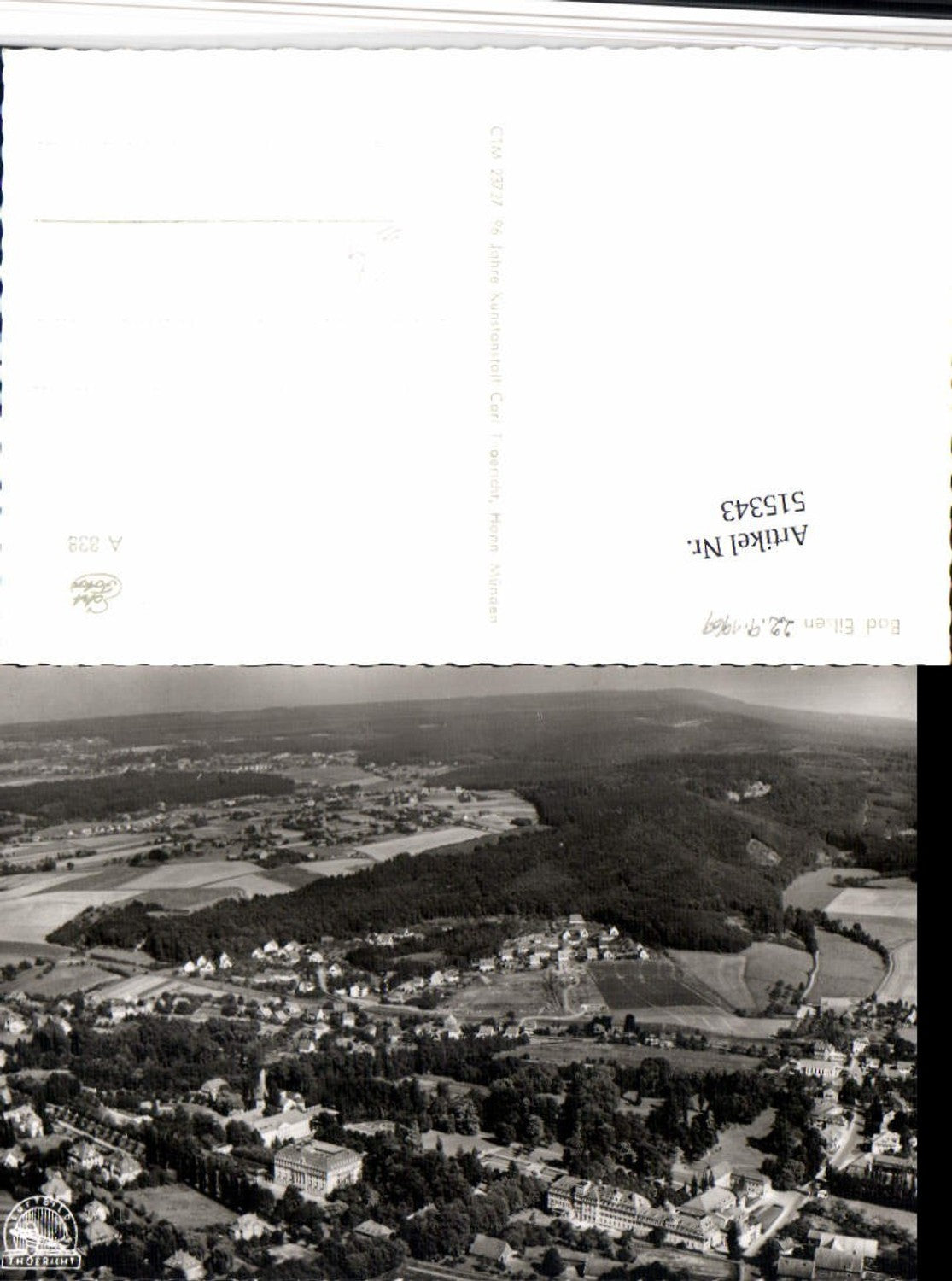 515343,Bad Eilsen Totale Fliegeraufnahme