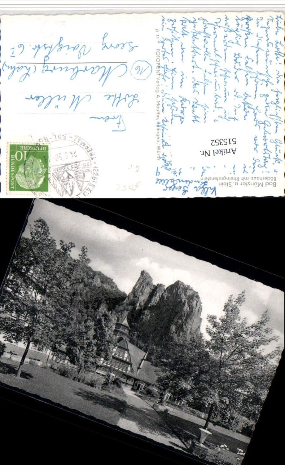 515352,Bad Münster am Stein Bäderhaus m. Rheingrafenstein