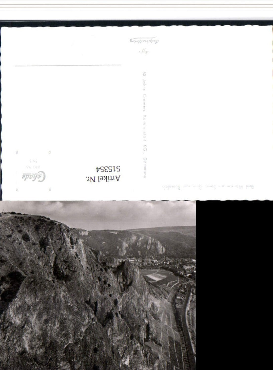 515354,Bad Münster am Stein Teilansicht Blick vom Rotenfels