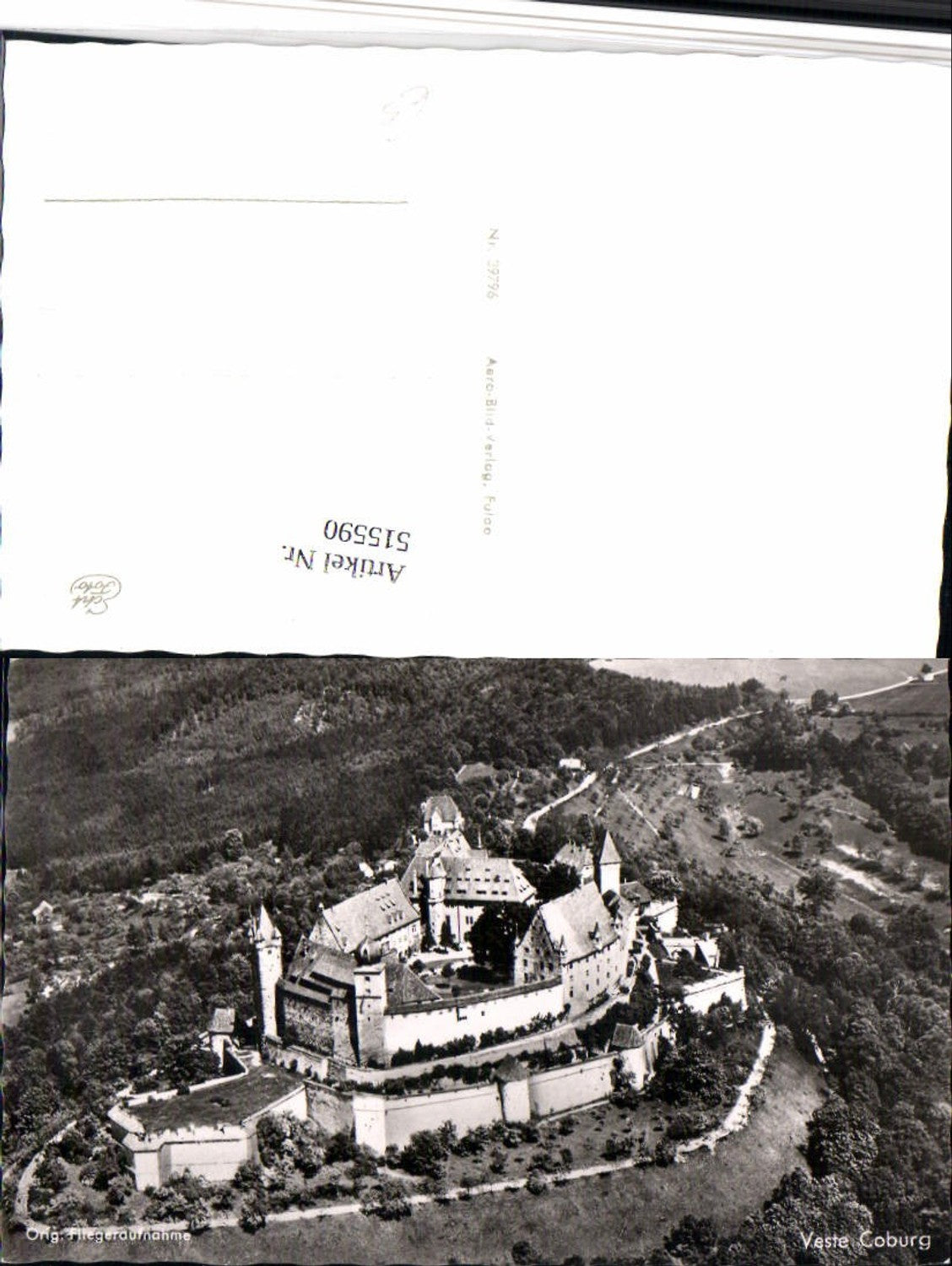 515590,Coburg Veste Burg Totale Fliegeraufnahme