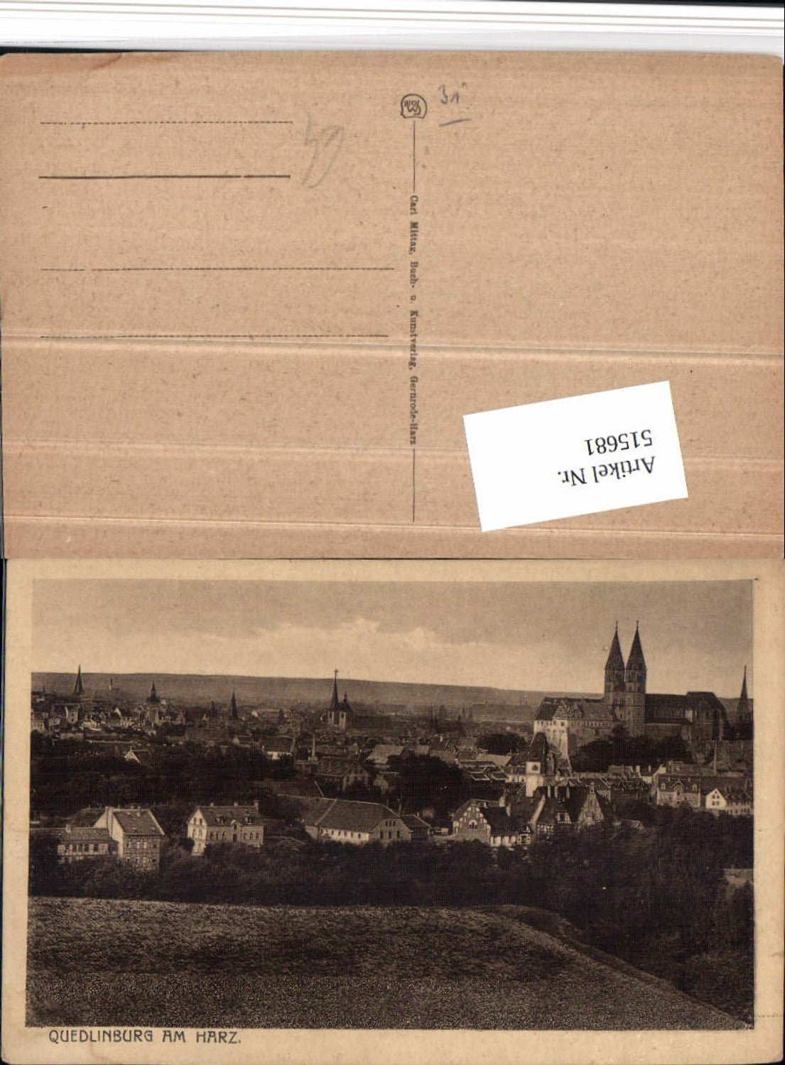 515681,Quedlinburg am Harz Totale Kirche