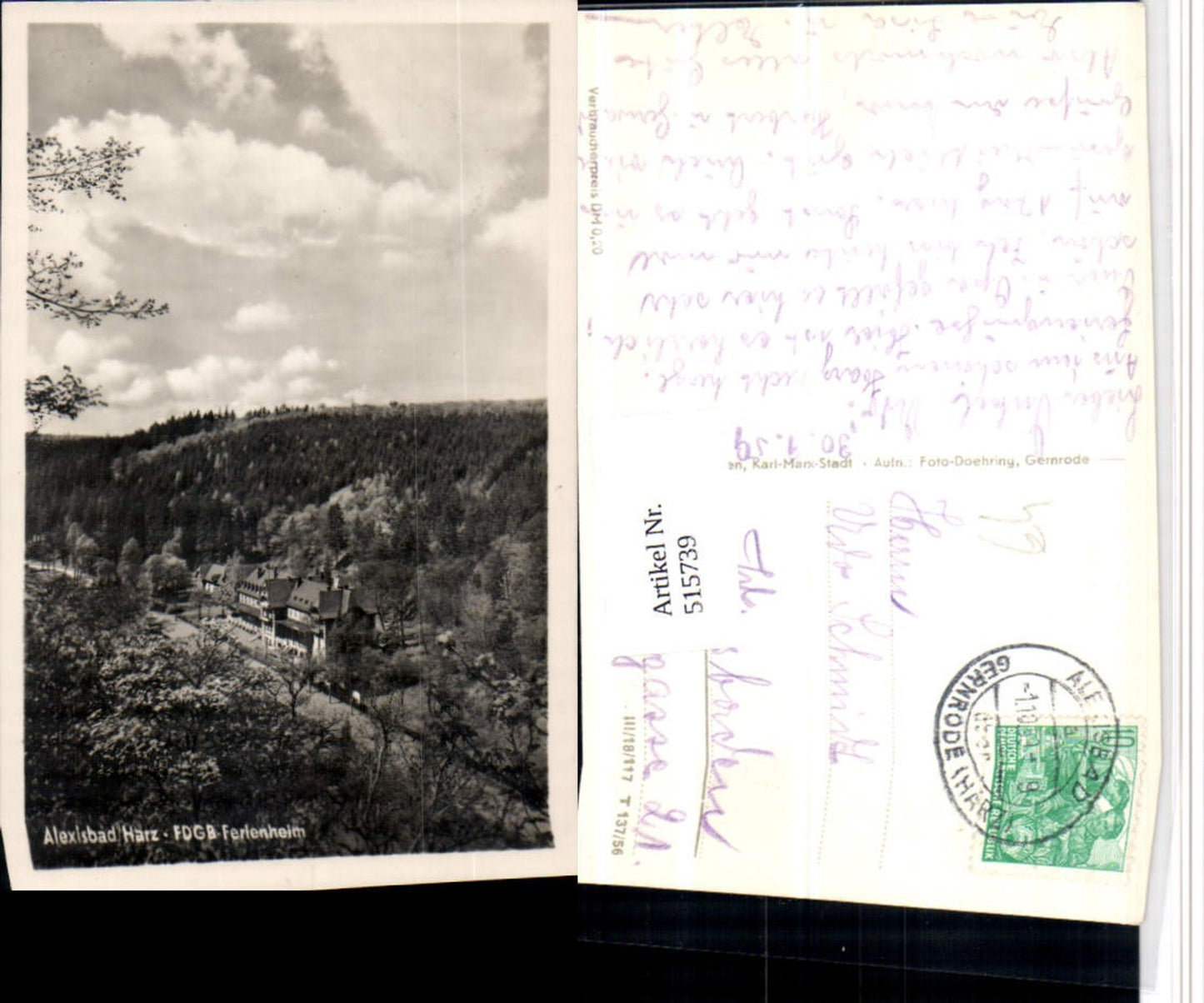 515739,Alexisbad im Harz b. Harzgerode FDGB-Ferienheim