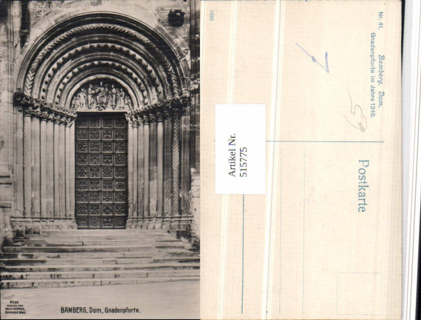 515775,Bamberg Dom Gnadenpforte Portal
