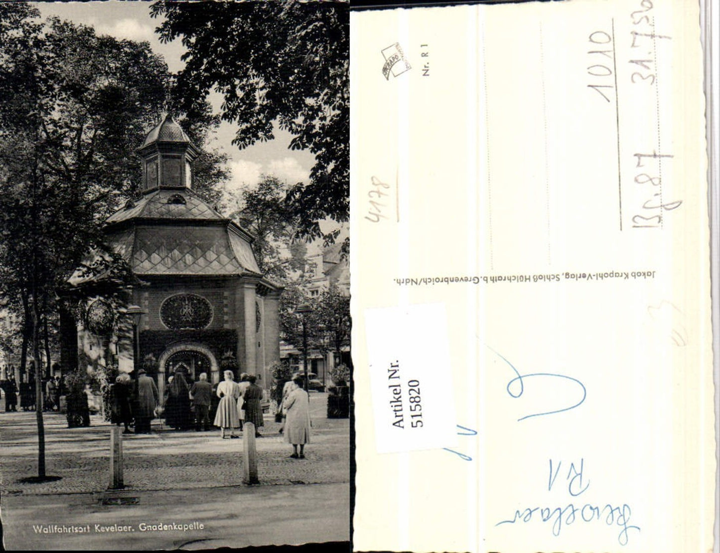 515820,Kevelaer Gnadenkapelle Kapelle