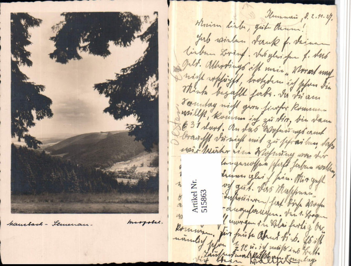 515863, Ilmenau Manebach Landscape