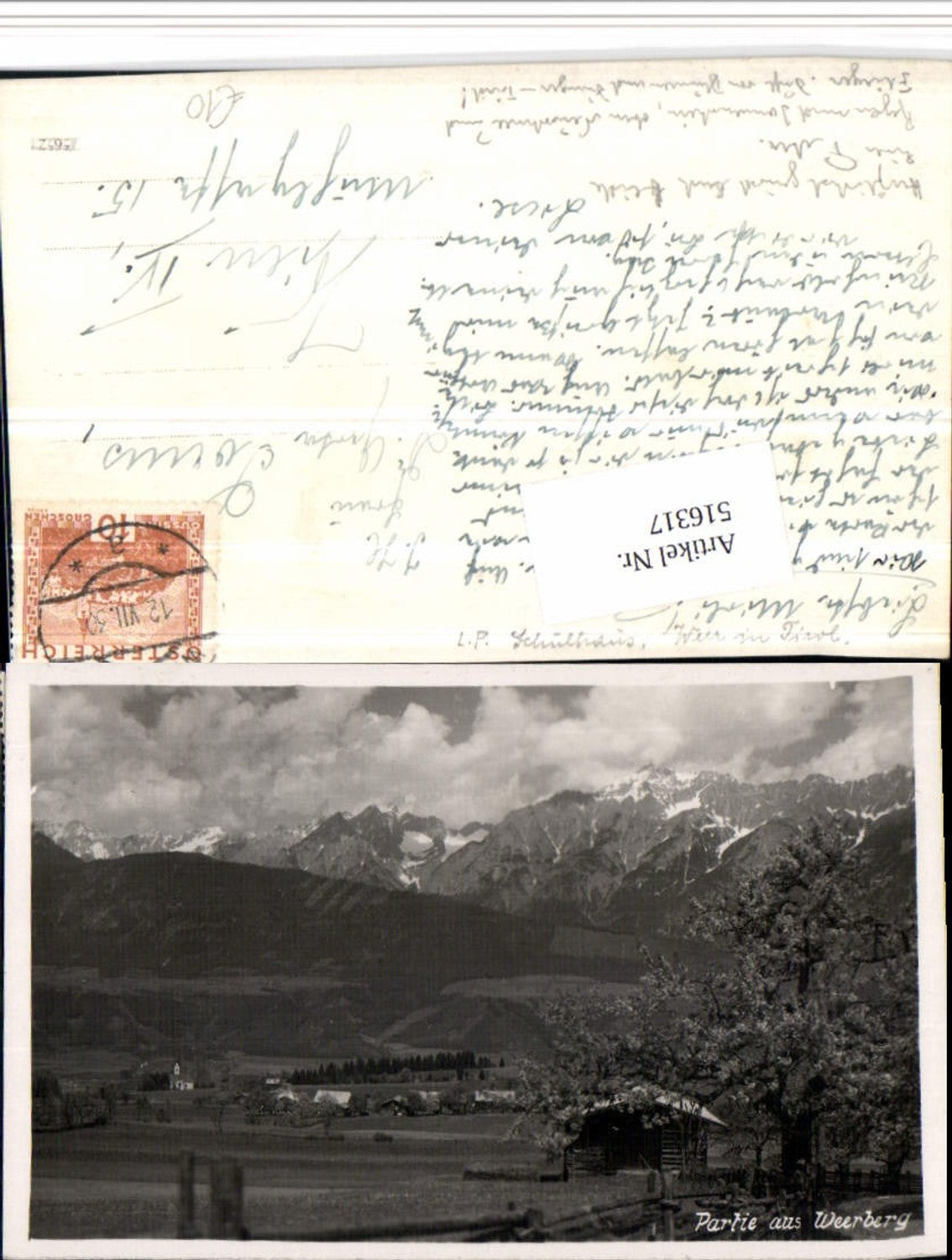 Alte Ansichtskarte – Old Postcard