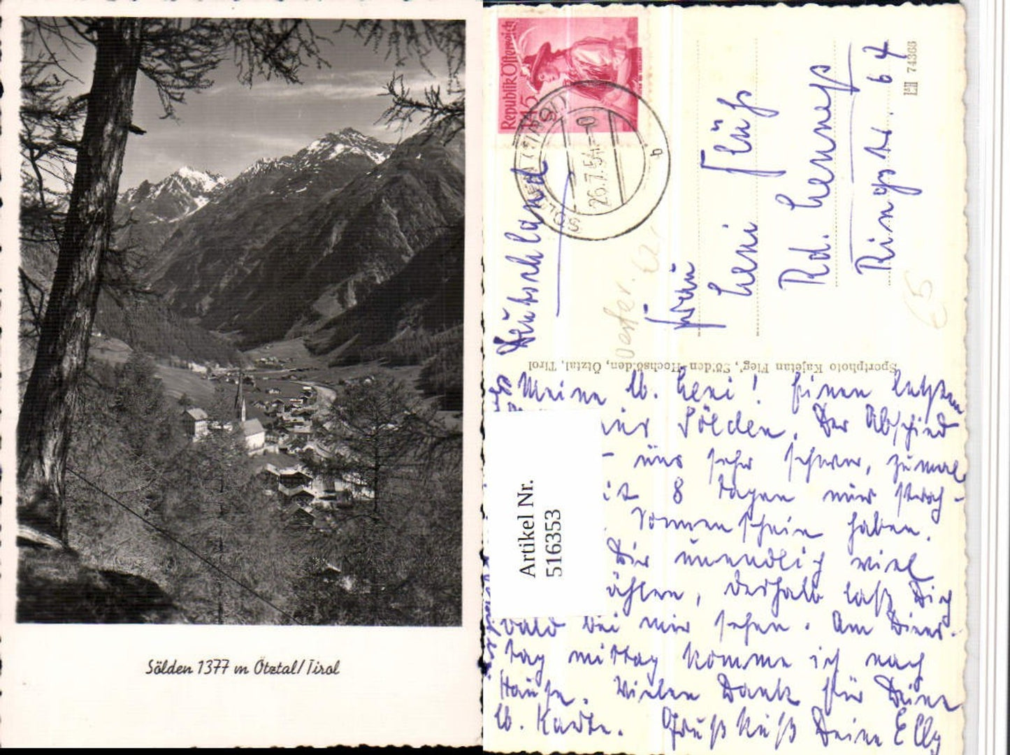 Alte Ansichtskarte – Old Postcard