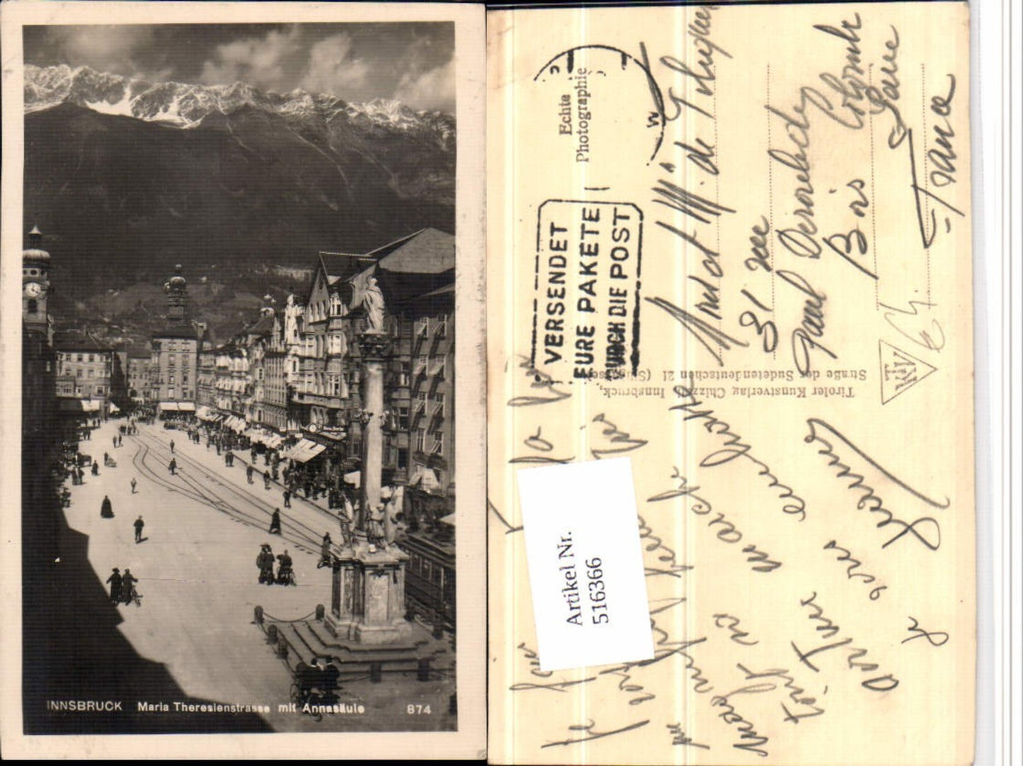 Alte Ansichtskarte – Old Postcard