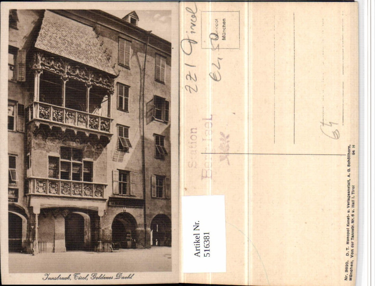 Alte Ansichtskarte – Old Postcard